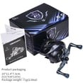 thumbnail image 2 of GLFILL Baitcasting Fishing Reel with Exceptional Line Capacity for Long Casts Left hand wheel, 2 of 9