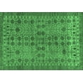 thumbnail image 1 of Ahgly Company Indoor Rectangle Abstract Emerald Green Modern Area Rugs, 8' x 10', 1 of 4