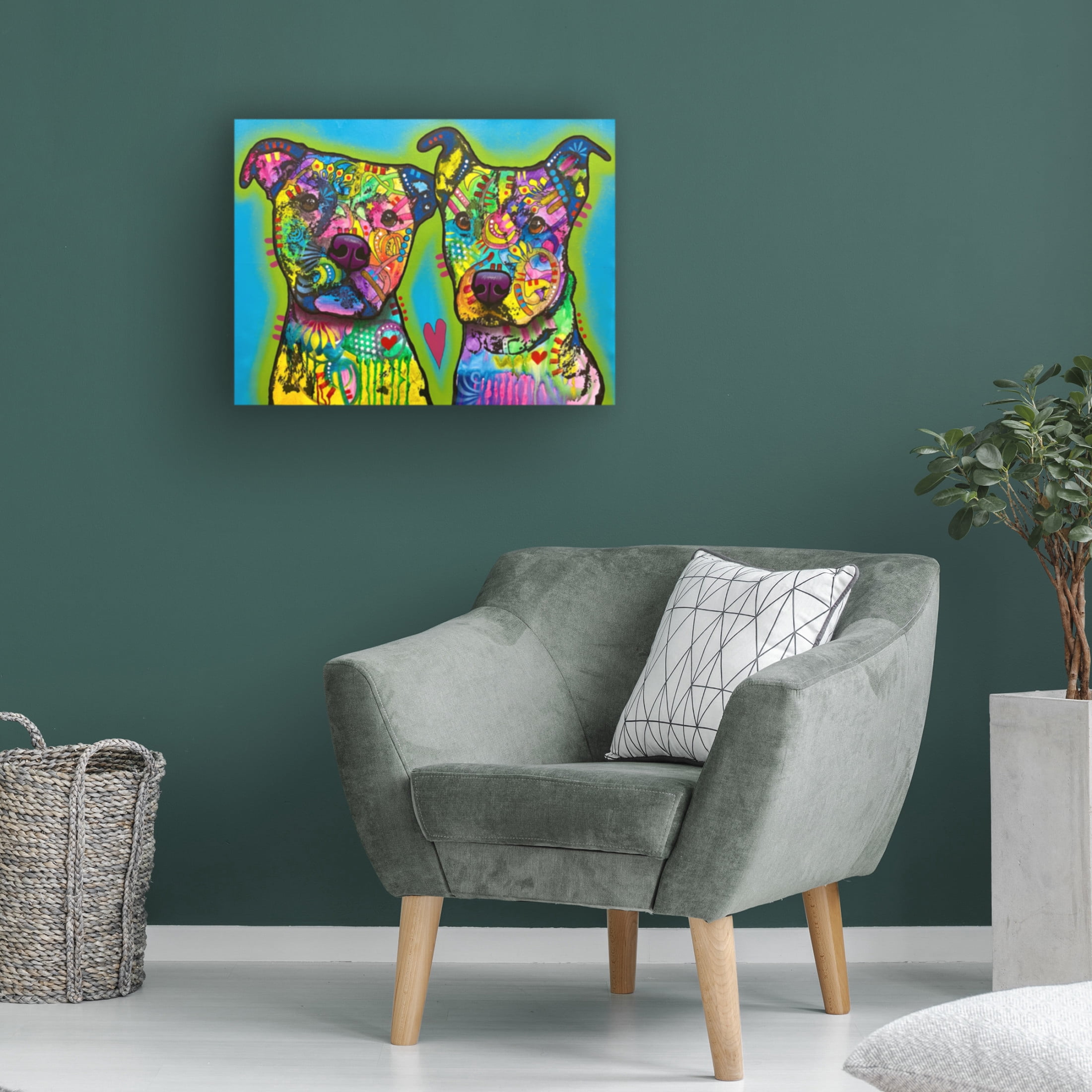 Canvas Wall Art - Dean Russo 'Pupper Team Six' Wall Art for Living Room, Bedroom, or Office Décor by Trademark Fine Art - 19 x 14 Inches
