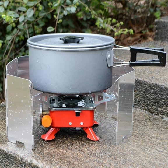 FRCOLOR  2 Pcs Grill Wind Blocker Camping Stove Reducer Barrier