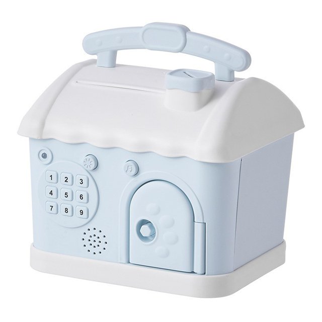 Money Bank Cottage 2024 con bloqueo con contraseña y música para niños