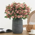 thumbnail image 1 of Beautiful Artificial Silk Fake Flowers Wedding Valentines Bouquet Bridal Decor, 1 of 4
