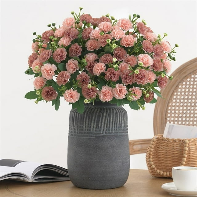Flores de seda Lisbinx, ramo de boda artificial realista, flor decorativa para novias, para fiestas en casa, regalo romántico de San Valentín, tacto seda.