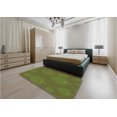 thumbnail image 5 of Ahgly Company Machine Washable Indoor Round Transitional Antique Bronze Green Area Rugs, 6' Round, 5 of 7