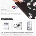 thumbnail image 3 of GZHJMY Dishwasher Magnet Cover Floral Sugar Skull Front Dishwasher Cover Magnetic Home Cabinet Decals Appliances Stickers Refrigerator Decorative Cover 23" x 26", 3 of 6
