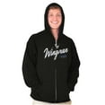 thumbnail image 3 of United States Air Force Wingman USAF Men Big & Tall Zip Hoodie Brisco Brands 2X, 3 of 4