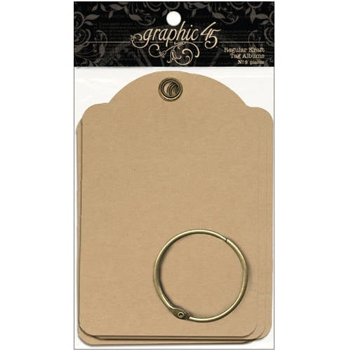 Staples Regular Tag Album, 5.75' x 3.875', Kraft