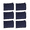 Royal blue, variant on Turkish Cotton Napkins (Soft and Comfortable) Durable Linen Napkins | Reusable Dinner Napkin - Red