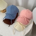 thumbnail image 2 of SikaFu Korean Hat, Versatile For Women In Spring And Summer, Bow Baseball Hat, Korean Version, Breathable, Sun Shading, Small Face, Soft Top Duckbill Hat, 2 of 8