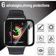 3Pack Tempered Glass Screen Protector for Apple Watch Series SE 6 5 4