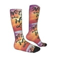 thumbnail image 3 of Bingfone Compression Socks For Women And Men Long Socks For Running Athletic Cycling Nurse-Not All Who Wander Are Lost, 3 of 9