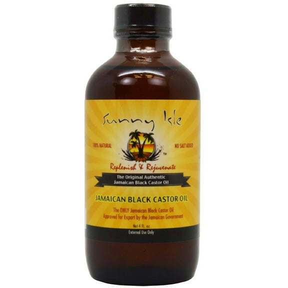 Sunny Isle Jamaican Black Castor Oil 4 oz (Pack of 2)