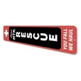 thumbnail image 4 of Mountain Rescue Vertical Novelty Sign, Metal Wall Decor - 4x18 inches, 4 of 4