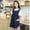 Navy, variant on Apron,Women Cross Back Apron Japanese Housework Kitchen Wrap Pinafore