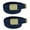 Navy, variant on Kids' Cotton Adjustable Belt with Brass Clamp Slide Buckle (Pack of 2)