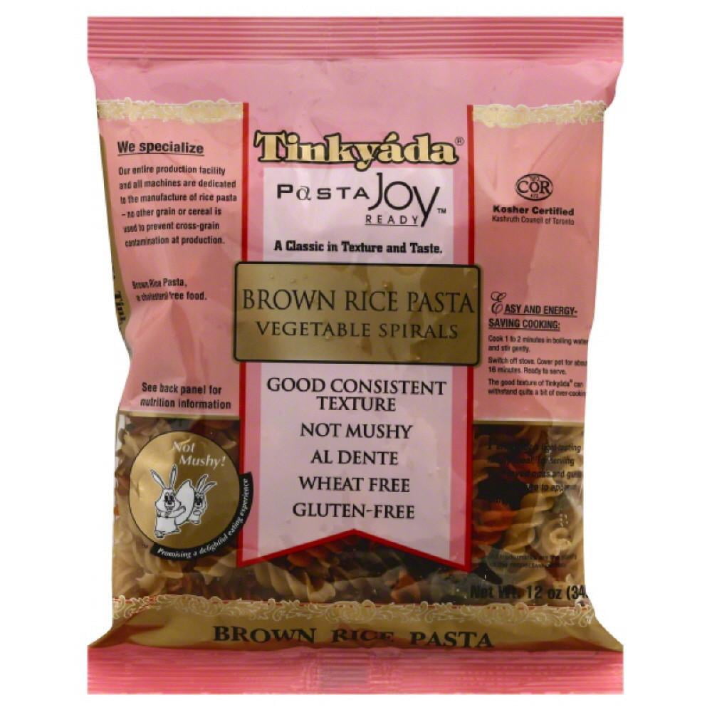 Tinkyada Vegetable Spirals Brown Rice Pasta, 12 Oz (Pack of 12