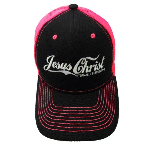 Christian Cap - Jesus Christ Eternally Refreshing Trucker Cap