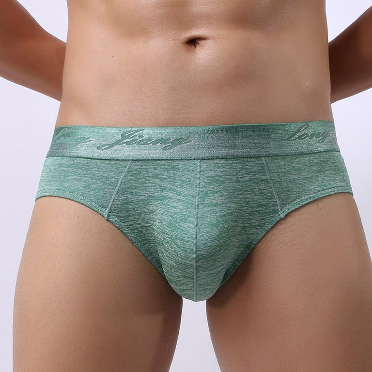 zuwimk Boxer Briefs For Men,Men's Underwear Everyday Micro Trunks  Yellow,XXL 
