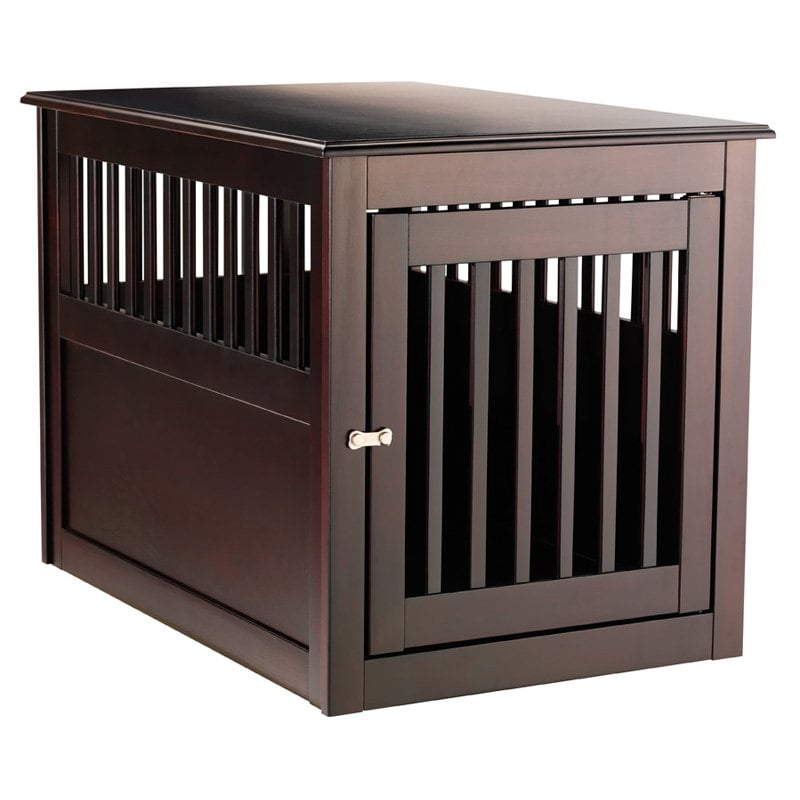 Berkshire Comfort Espresso End Table Pet Crate