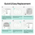 thumbnail image 6 of DREO HEPA Air Purifier Replacement Filter for DR-HAP005S White, 1 pack, 6 of 6