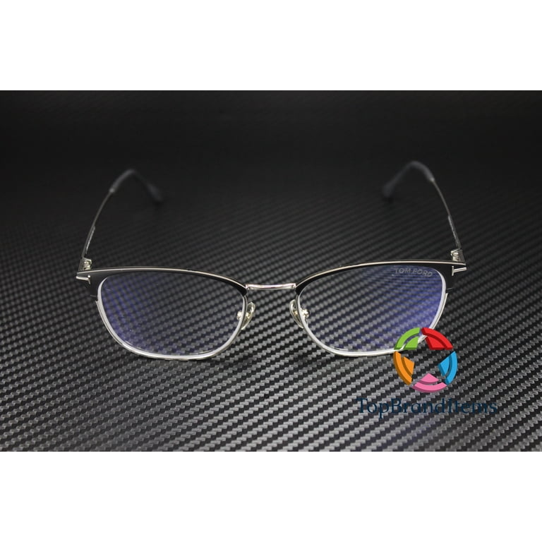NWT Tom Ford FT5750-B Matte Blue Oval 54mm Eyeglasses Tom Ford FT5750-B-002 54mm New Eyeglasses - Walmart.com main image 3