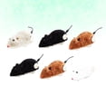 thumbnail image 3 of MasteelfCA 6 Pcs Jouets à Remontoir Mouse Réalistes en Peluche Modèle de Souris Adorables Jouets à Remonter Cadeau pour Enfants Accessoires Décoratifs Faveurs de Fête (Couleur Aléatoire), 3 of 7