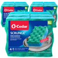 thumbnail image 1 of O-Cedar Multi-Use Scrunge Scrub Sponge (Pack - 18), 1 of 9