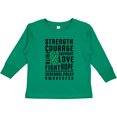 thumbnail image 3 of Inktastic Cerebral Palsy Awareness Strength Support and Courage Boys or Girls Long Sleeve Toddler T-Shirt, 3 of 5