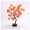 Orange, variant on Rose Flower Table Tree Light 24 LED Desk Top Bonsai Lighted Tree USB Battery Operated Table Lamp for Home Party Decor Artificial Silk Rose Tree with Adjustable Branches Warm White Nightstand Decor