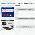 thumbnail image 5 of TRUMIRI Backflow Incense Cones - Combo Pack of 20 Incense Cones Waterfall - 10 Nag Champa + 10 Oud - Incense Backflow Cones - Waterfall Incense Cones - Incense Waterfall Cones, 5 of 9
