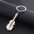 thumbnail image 3 of Xingzhi Violin Shaped Musical Instrument Car Keyrings Key Holder Handbag Decor Accessory, 3 of 6