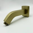 thumbnail image 4 of Square Shower Arm with Flange, 1/2 NPT Tapered Threads, Rain Shower Head Arm, Wall Mount Shower Extension Arm, 4 of 10