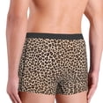thumbnail image 3 of Fotbe Leopard Print-2 Men’s Total Support Pouch Boxer Briefs, X-Temp Cooling, Moisture-Wicking Underwear, Regular, Long-leg and Trunk-Small, 3 of 6