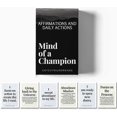 thumbnail image 1 of Mind Of A Champion - Motivational Cards For Men Affirmations And Action Steps To Turn Dreams Into Reality 2025 New, 1 of 5