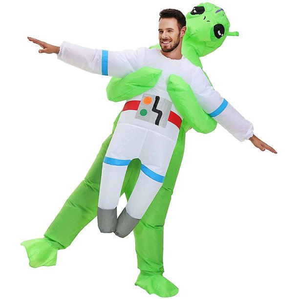 Nuevos disfraces inflables de Alien de Anime, disfraz de astronauta, disfraz de Mascota aterradora, vestido de fiesta de Halloween, trajes divertidos para niños adultos Kuyhfg Bienvenido a Kuyhfg