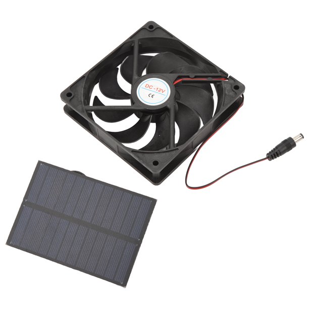 Ventilador alimentado con paneles solares Bling Bling Kit de ventilador para exteriores