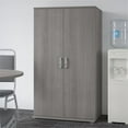 thumbnail image 2 of Pemberly Row Universal Tall Engineered Wood Storage Cabinet in Platinum Gray, 2 of 11