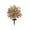 #02 Hot Pink【1x Simulation Flower Ground Insert Violet】, variant on KTFgvq Artificial Eucalyptus Violet Flowers, Lifelike Outdoor Artificial Flower Decoration for Garden Patio, Realistic Looking no Maintenance Greenery Bouquet, 15.74" x 22", Hot Pink
