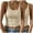 Beige, variant on Htigea Womens Tank Tops Ribbed form Fitting Scoop Neck Summer Tops Basic 2 Pack Today Sales Light Blue,S