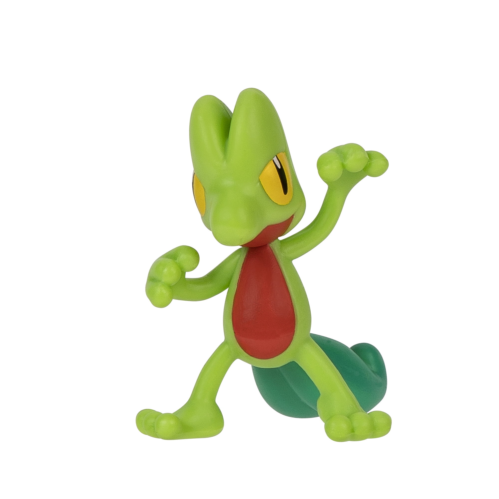 Jazwares Pokémon Surprise Attack Poke Ball Battle Game: Pikachu (Female) Fast Ball VS Treecko Heal Ball