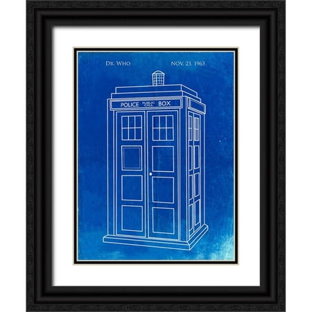 Borders Cole 19×24 Black Ornate Wood Framed with Double Matting Museum Art Print Titled – PP189- Faded Blueprint Doctor Who Tardis Poster Borders Cole 19×24 Black Ornate Wood Framed with Double Matting Museum Art Print Titled – PP189- Faded Blueprint Doctor Who Tardis Poster