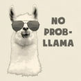 thumbnail image 3 of CafePress - No Problem Llama T Shirt - Light T-Shirt - CP, 3 of 4