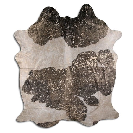 Erudition cowhide rugs for sale GOLD METALLIC ON BLACK AND WHITE rug