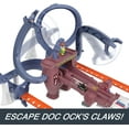 thumbnail image 4 of Hot Wheels Toy Car Track Set, RacerVerse Spider-Manâs Web-Slinging Speedway, Competitive Race with 2 Die-Cast Vehicles: Spider-Man & Black Panther, 4 of 6