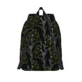 thumbnail image 2 of Picia Lilies Flowers Printed Canvas Daypack - Stylish and Durable Vintage Compact Backpack - Class, Work, Travel, or Laptop Bookbag,Organized Compartments-Small, 2 of 6