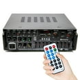 thumbnail image 1 of Mistaha High-Power Bluetooth EQ Amplifier with Remote Control - Premium Iron Construction, Wide Application, 200W+200W, 12V/110V, Car/Home/Karaoke Use, 1 of 7