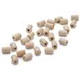 thumbnail image 4 of AMLESO 300 Pièces Forme Cylindrique Artisanat Perles en Bois Entretoise Libre Perles Macramé Naturel, 4 of 7