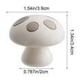 thumbnail image 3 of Toilet Flush Button Nail Saver - Cute Mushroom Toilet Water Tank , Soft Silicone Press Extension 20mm, Protects Nails, Multiple Colors, 3 of 6