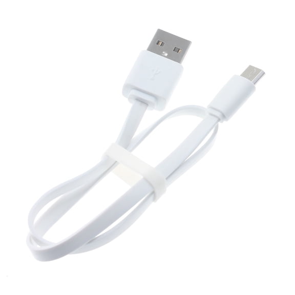 1ft Short USB Cable MicroUSB Charger Cord Power L9K for Amazon Fire 7 (2019) - ASUS ZenFone Max Plus M1, Google Nexus 2 7, 5Q - Barnes & Noble NOOK HD Plus Color - BLU S1, Vivo XL4 XI