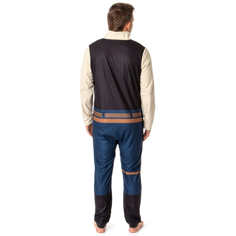 Star Wars Mens Movie Film Han Solo Character Costume Footless